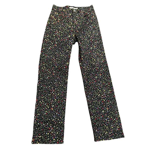 Levi's Floral Wedgie Straight Fit High Rise Women's Jeans, Size 24, Button Fly - Picture 1 of 7